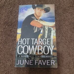 💲1️⃣ Hot Target Cowboy By June Faver #2 Dark Horse Cowboy Paperback Romance